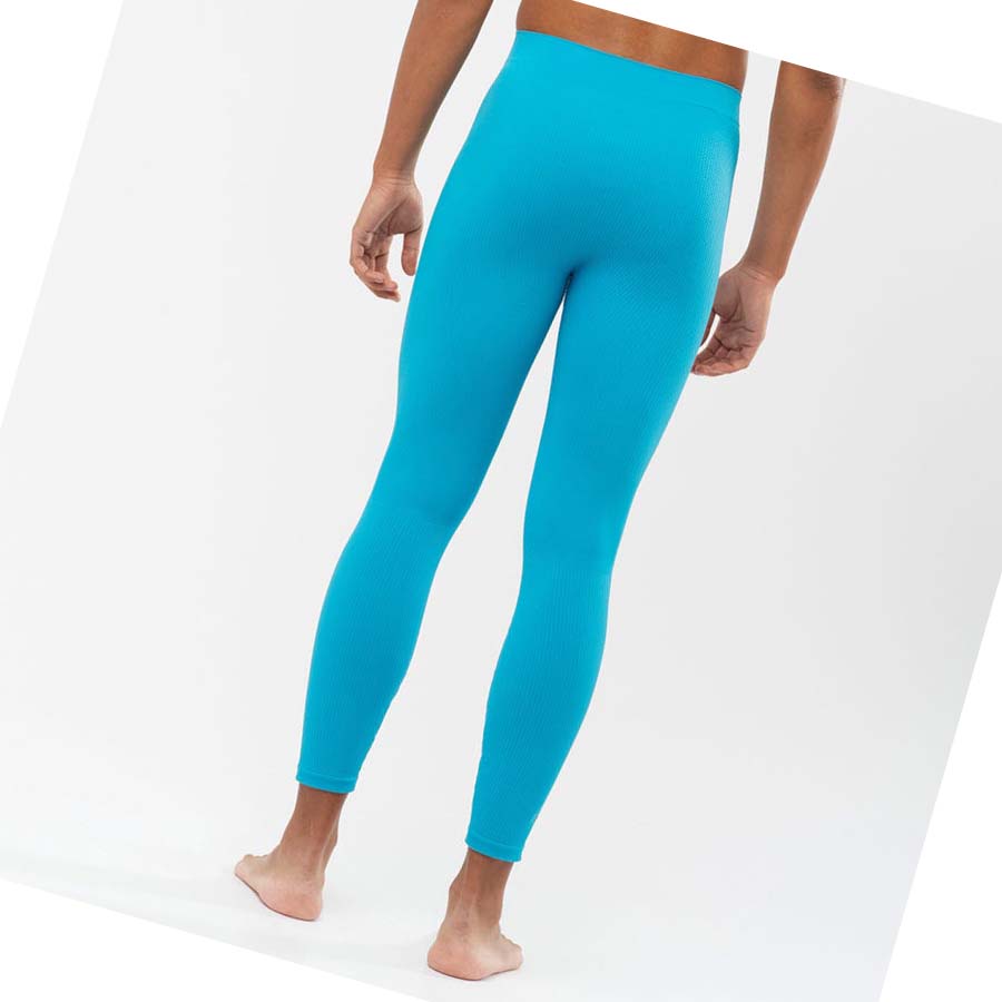 Salomon ESSENTIAL SEAMLESS Erkek Pantolon Mavi | TR 3192KOR